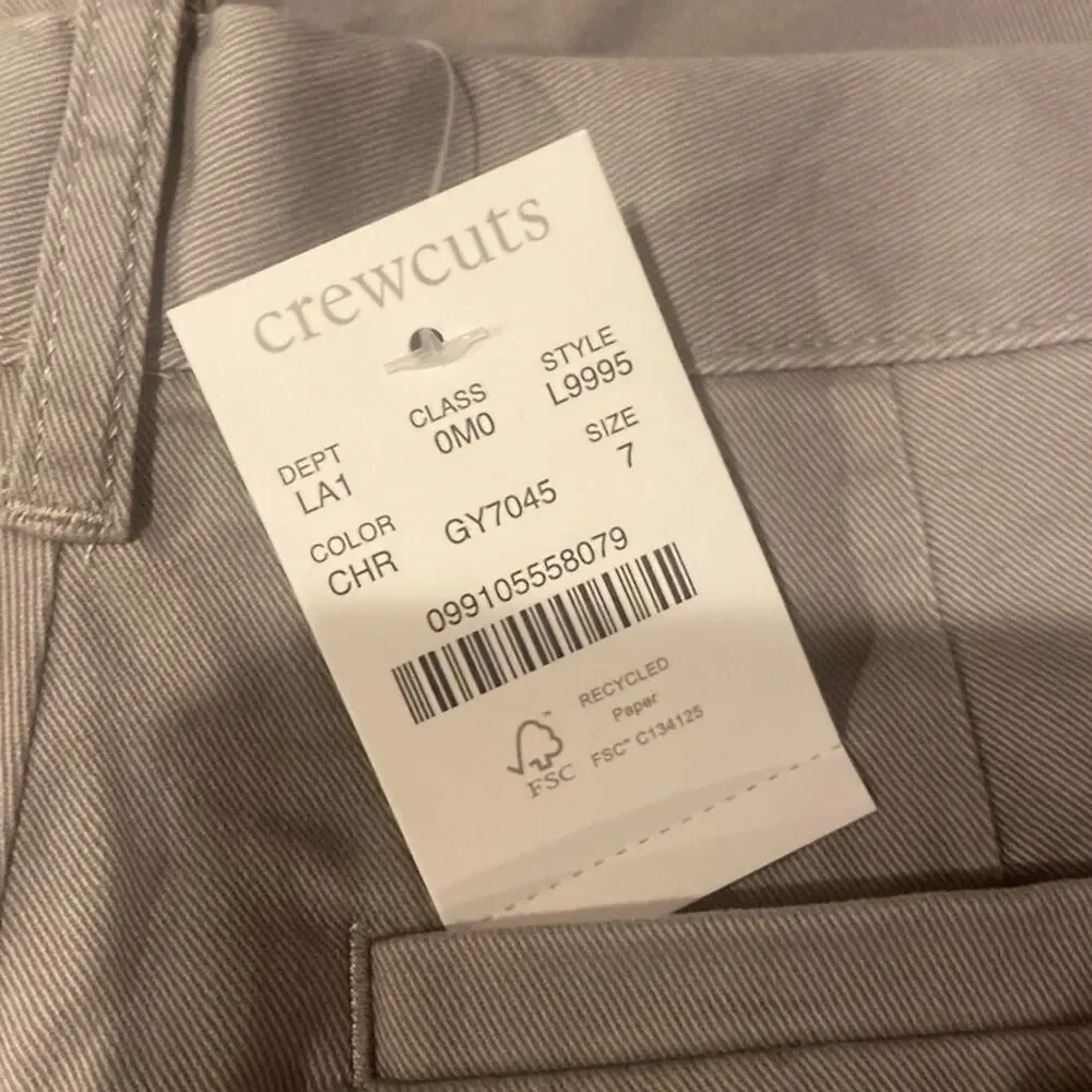 J. Crew crewcuts  Boys' stretch Stanton chino shorts